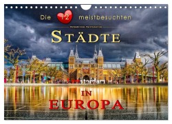 Cover-Bild zum Titel 'Die 12 meistbesuchten Städte in Europa (Wandkalender 2026 DIN A4 quer), CALVENDO Monatskalender' von 'Peter Roder'