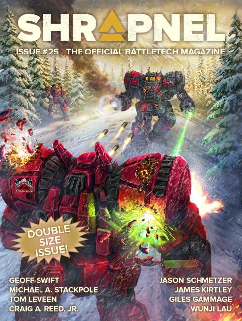 BattleTech: Shrapnel, Issue #25 (The Official BattleTech Magazine) - Philip A. Lee