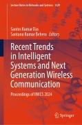 Cover-Bild zum Titel 'Recent Trends in Intelligent Systems and Next Generation Wireless Communication' von ''