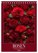 Cover-Bild zum Titel 'Rosen - Königin der Blumen (Tischkalender 2026 DIN A5 hoch), CALVENDO Monatskalender' von 'Mb Fotografie'