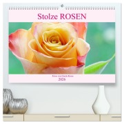 Stolze Rosen (hochwertiger Premium Wandkalender 2026 DIN A2 quer), Kunstdruck in Hochglanz - Gisela Kruse