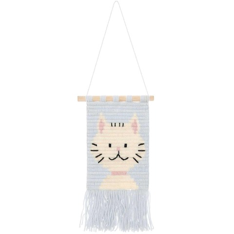 Longstitch Stickpackung Katze, 6-tlg, 18 x 30cm - 