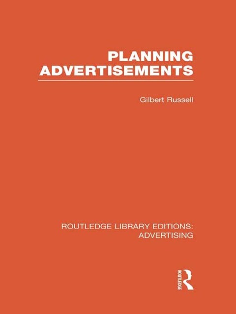 Planning Advertisements - Gilbert Russell