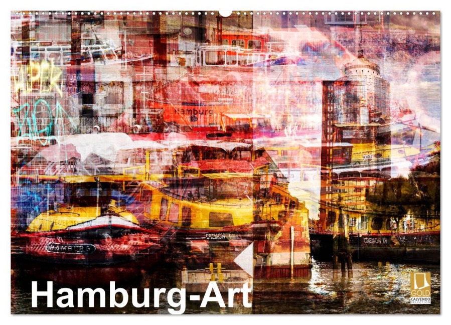Hamburg-Art (Wandkalender 2026 DIN A2 quer), CALVENDO Monatskalender - Karsten Jordan