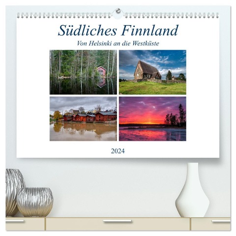 Südliches Finnland (hochwertiger Premium Wandkalender 2024 DIN A2 quer), Kunstdruck in Hochglanz - Peter Härlein