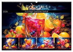 Cocktails. Fruchtige Getränke-Vielfalt (Wandkalender 2026 DIN A2 quer), CALVENDO Monatskalender - Rose Hurley