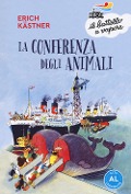 Cover-Bild zum Titel 'La conferenza degli animali. Ediz. ad alta leggibilità' von 'Erich Kästner'