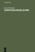 Cover-Bild zum Titel 'Verfassungslehre' von 'Karl Brinkmann'