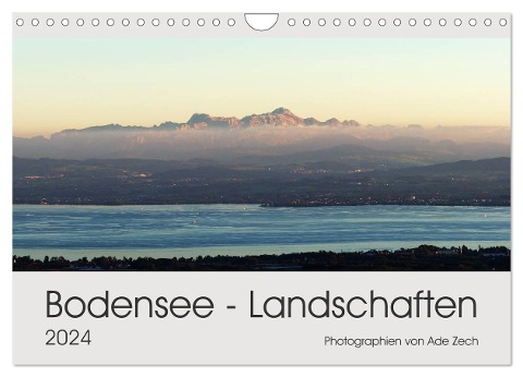 Bodensee - Landschaften (Wandkalender 2024 DIN A4 quer), CALVENDO Monatskalender - Ade Zech