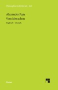 Cover-Bild zum Titel 'Vom Menschen' von 'Alexander Pope'