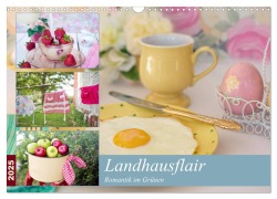 Landhausflair. Romantik im Grünen (Wandkalender 2025 DIN A3 quer), CALVENDO Monatskalender - Rose Hurley