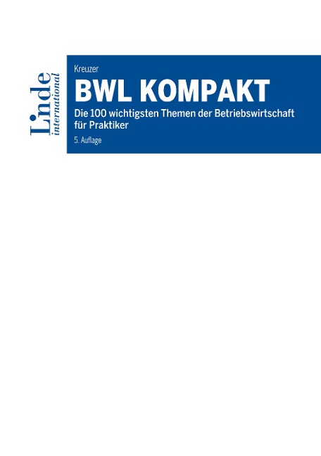 BWL kompakt - Christian Kreuzer