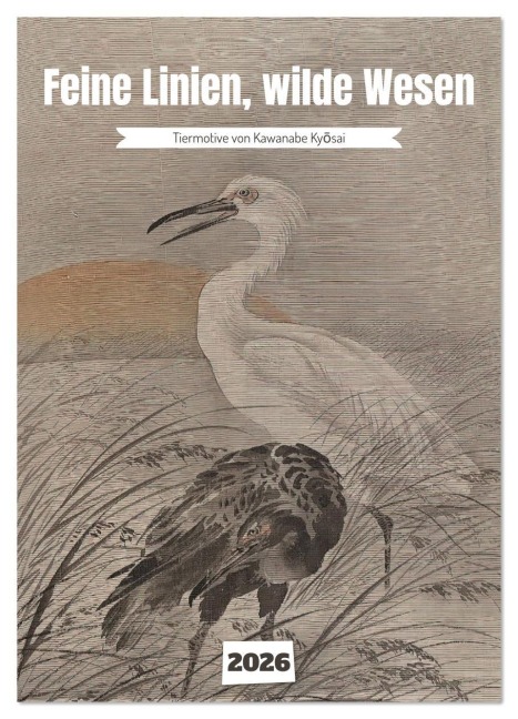 Feine Linien, wilde Wesen (Wandkalender 2026 DIN A2 hoch), CALVENDO Monatskalender - Peter Balan