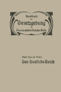 Cover-Bild zum Titel 'Das Deutsche Reich' von 'Hue De Grais'
