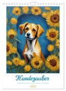 Cover-Bild zum Titel 'Hundezauber (Wandkalender 2026 DIN A4 hoch), CALVENDO Monatskalender' von 'Sabine Heiland'
