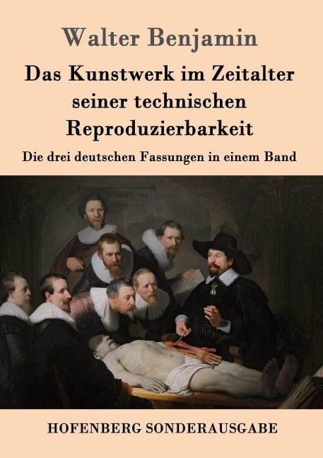 Das Kunstwerk im Zeitalter seiner technischen Reproduzierbarkeit - Walter Benjamin