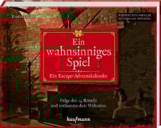 Cover-Bild zum Titel 'Ein wahnsinniges Spiel - Ein Escape-Adventskalender' von 'Kristin Lückel'