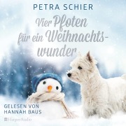 Cover-Bild zum Titel 'Vier Pfoten für ein Weihnachtswunder (ungekürzt)' von 'Petra Schier'