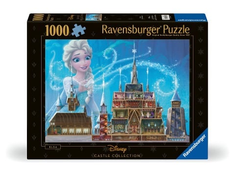 Erwachsenenpuzzle 1000 Teile - Disney Prinzessinnen - Disney Castles: Elsa - 