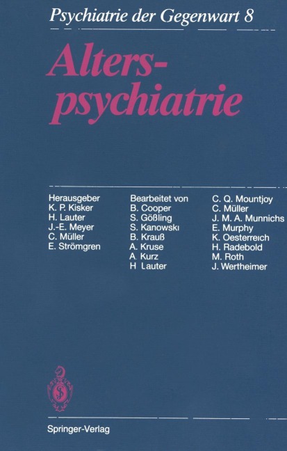 Alterspsychiatrie - 