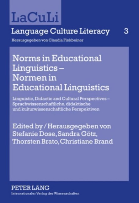 Norms in Educational Linguistics - Normen in Educational Linguistics - 