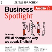 Cover-Bild zum Titel 'Business Englisch lernen Audio ¿ Will AI change the way we speak English?' von 'Melita Cameron-Wood'