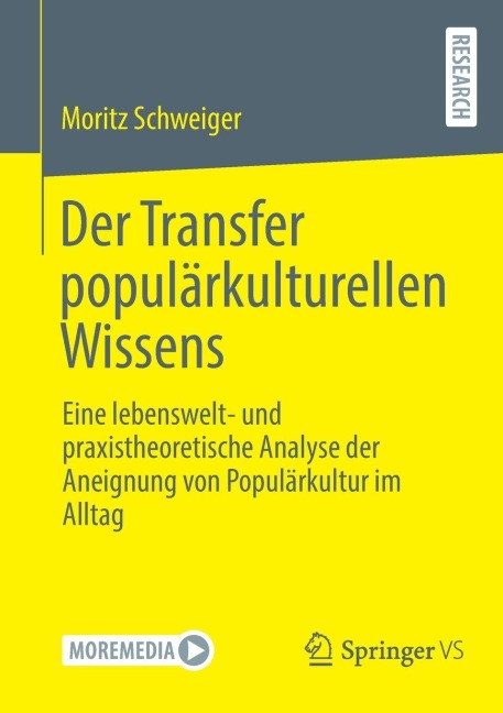 Der Transfer populärkulturellen Wissens - Moritz Schweiger