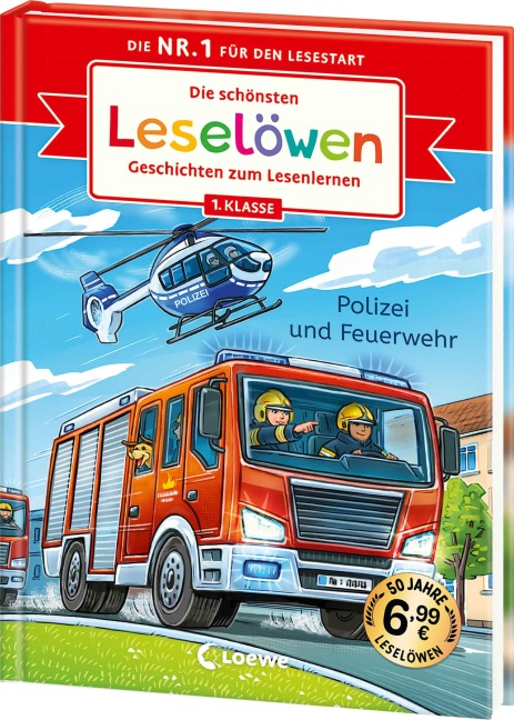 Die schönsten Leselöwen-Geschichten zum Lesenlernen - Polizei und Feuerwehr - 