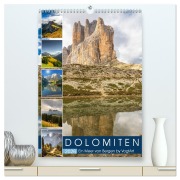 Cover-Bild zum Titel 'Dolomiten, ein Meer aus Bergen by VogtArt (hochwertiger Premium Wandkalender 2026 DIN A2 hoch), Kunstdruck in Hochglanz' von 'VogtArt VogtArt'