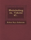 Cover-Bild zum Titel 'Mededeelingen, Volume 45...' von 'Kebun Raya Indonesia'