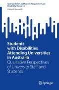 Cover-Bild zum Titel 'Students with Disabilities Attending Universities in Australia' von 'Gabriel Bennett'