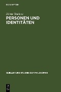 Cover-Bild zum Titel 'Personen und Identitäten' von 'Dieter Teichert'