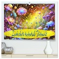 Zauberhafte farbenfrohe Blütenwelt (hochwertiger Premium Wandkalender 2025 DIN A2 quer), Kunstdruck in Hochglanz - Dusanka Djeric