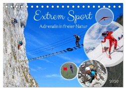 Extrem Sport (Tischkalender 2026 DIN A5 quer), CALVENDO Monatskalender - Christa Kramer