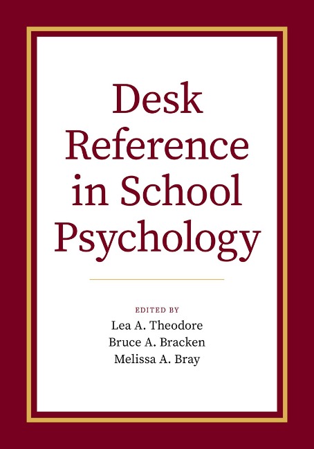 Desk Reference in School Psychology - 