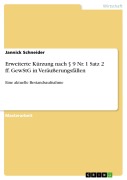 Cover-Bild zum Titel 'Erweiterte Kürzung nach § 9 Nr. 1 Satz 2 ff. GewStG in Veräußerungsfällen' von 'Jannick Schneider'