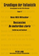 Cover-Bild zum Titel 'Boccaccios 'De mulieribus claris'' von 'Heinz Willi Wittschier'