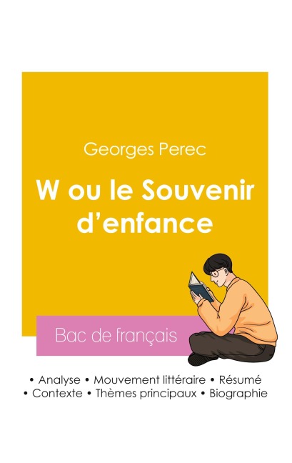 Réussir son Bac de français 2026 : Analyse du roman W ou le Souvenir d'enfance de Georges Perec - Georges Perec