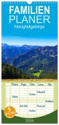 Familienplaner 2026 - Mangfallgebirge mit 5 Spalten (Wandkalender, 21 x 45 cm) CALVENDO - Thomas Jäger