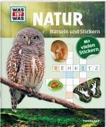 Cover-Bild zum Titel 'WAS IST WAS Rätseln und Stickern: Natur' von 'Anja Kunze'
