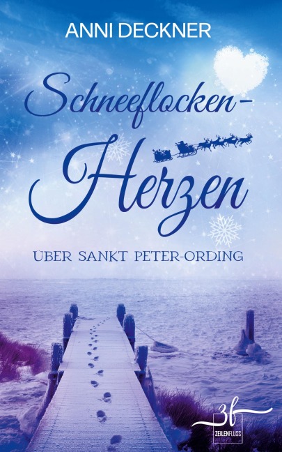 Schneeflockenherzen Ã¿ber Sankt Peter-Ording - Anni Deckner