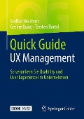 Cover-Bild zum Titel 'Quick Guide UX Management' von 'Steffen Weichert, Gesine Quint, Torsten Bartel'