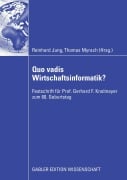 Cover-Bild zum Titel 'Quo vadis Wirtschaftsinformatik?' von ''