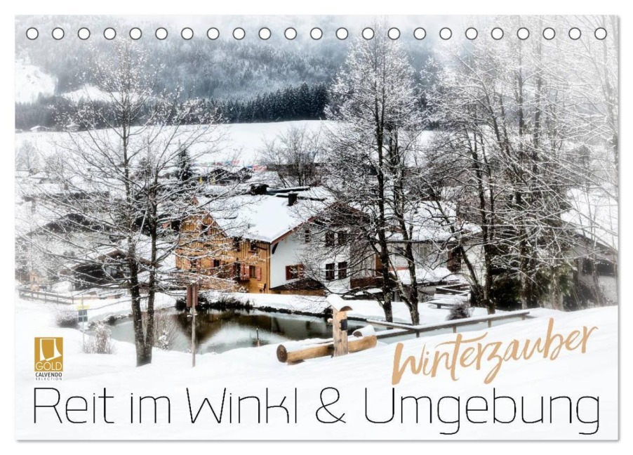 WINTERZAUBER Reit im Winkl und Umgebung (Tischkalender 2026 DIN A5 quer), CALVENDO Monatskalender - Melanie Viola