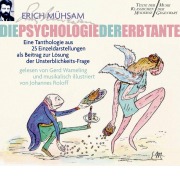 Cover-Bild zum Titel 'Die Psychologie der Erbtante' von 'Erich Mühsam, Sergej Prokofjew'