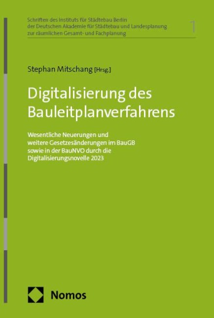 Digitalisierung des Bauleitplanverfahrens - 