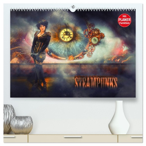 Steampunks (hochwertiger Premium Wandkalender 2025 DIN A2 quer), Kunstdruck in Hochglanz - Dirk Meutzner