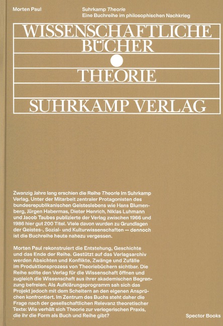 Suhrkamp Theorie - Morten Paul