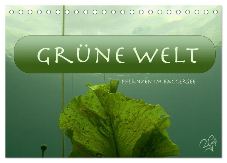 Baggersee - die grüne Welt (Tischkalender 2025 DIN A5 quer), CALVENDO Monatskalender - Petragrafie Petragrafie143