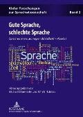 Cover-Bild zum Titel 'Gute Sprache, schlechte Sprache' von ''
